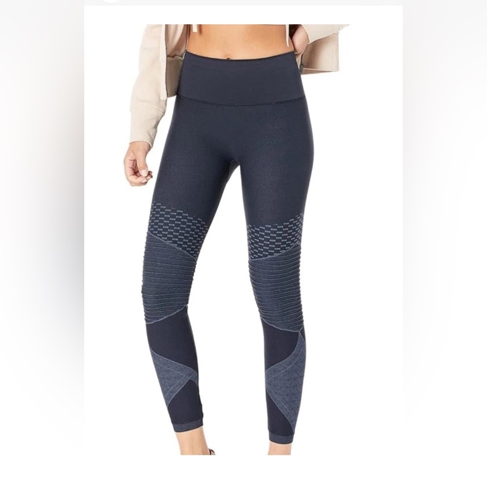 SPANX Textured seamless moto Leggings